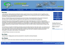 Tablet Screenshot of cherokeepharma.com